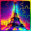 Turnul Eiffel Jigsaw Block Puzzle