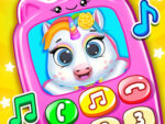 Telefon mobil bebeluș prințesă unicorn