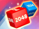 Cub Lanț 2048: Joc de îmbinare 3D